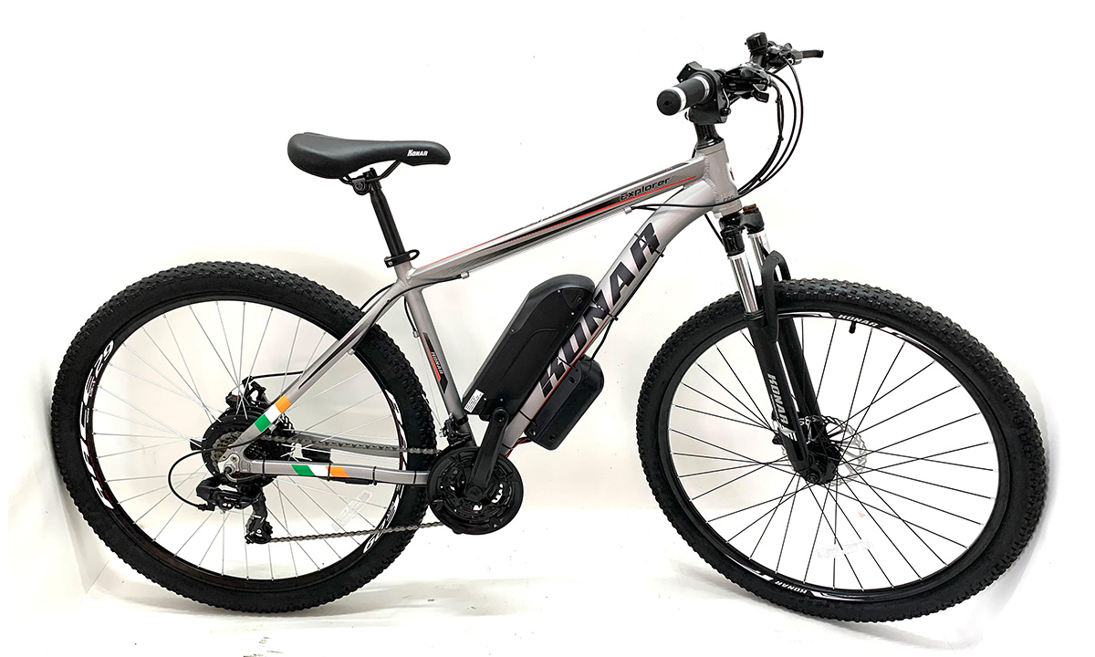 Електровелосипед KONAR KA Explorer 29" 1000W, 15Ah (2021) 2021 Сіро-чорний 